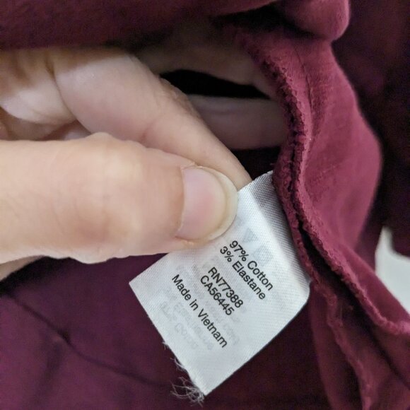 *3/$10* J. Crew Factory Jumper Dress Burgundy Size XXS - Picture 4 of 6